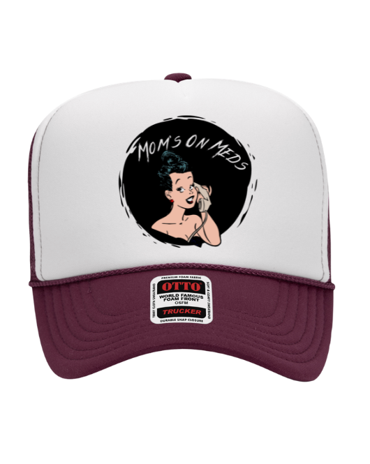 Moms On Meds Logo Trucker Hat