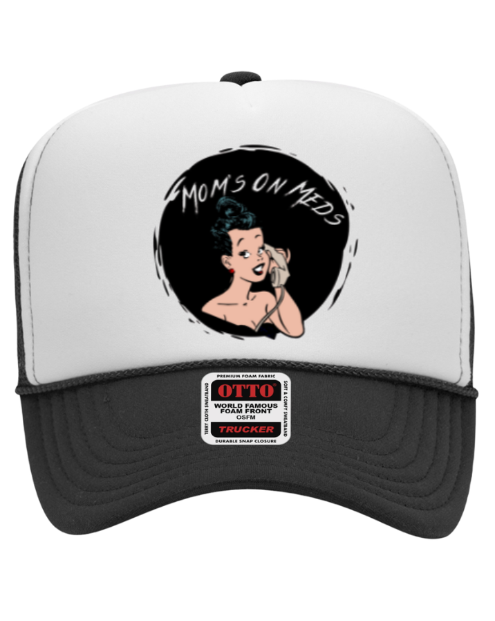 Moms On Meds Logo Trucker Hat